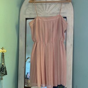 BLUSH PINK MIDI DRESS